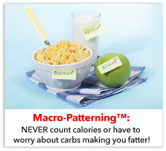 NEVER count calories or have to worry about carbs making you fatter!